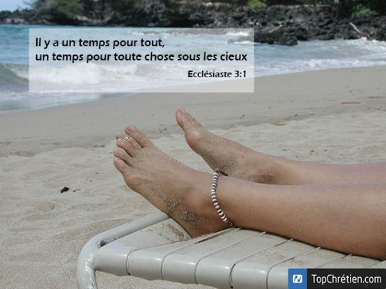 Ecclésiaste 3 : 1