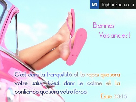 Bonnes Vacances