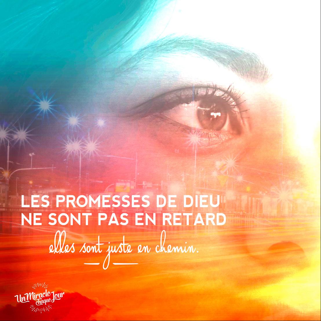 Les promesses de Dieu sont en chemin pour vous Mon ami(e)