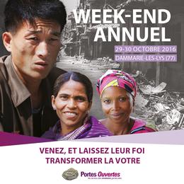 Vivez 2 jours porteurs d’espérance avec Portes Ouvertes !