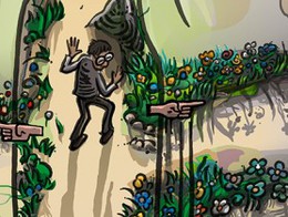 Le Sourdingue qui écoute