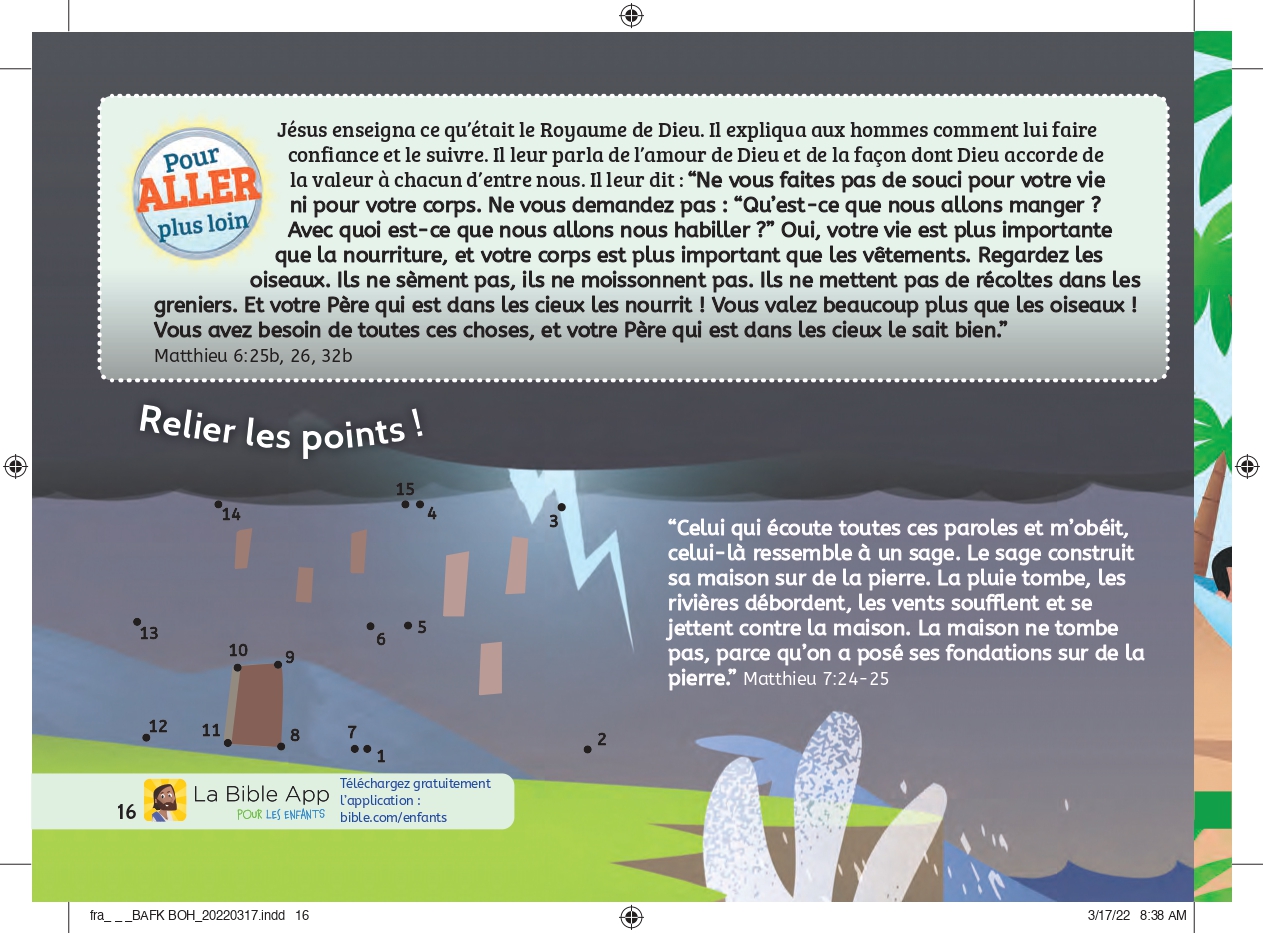 La Bible App pour les enfants - Un livre de vie - page 17