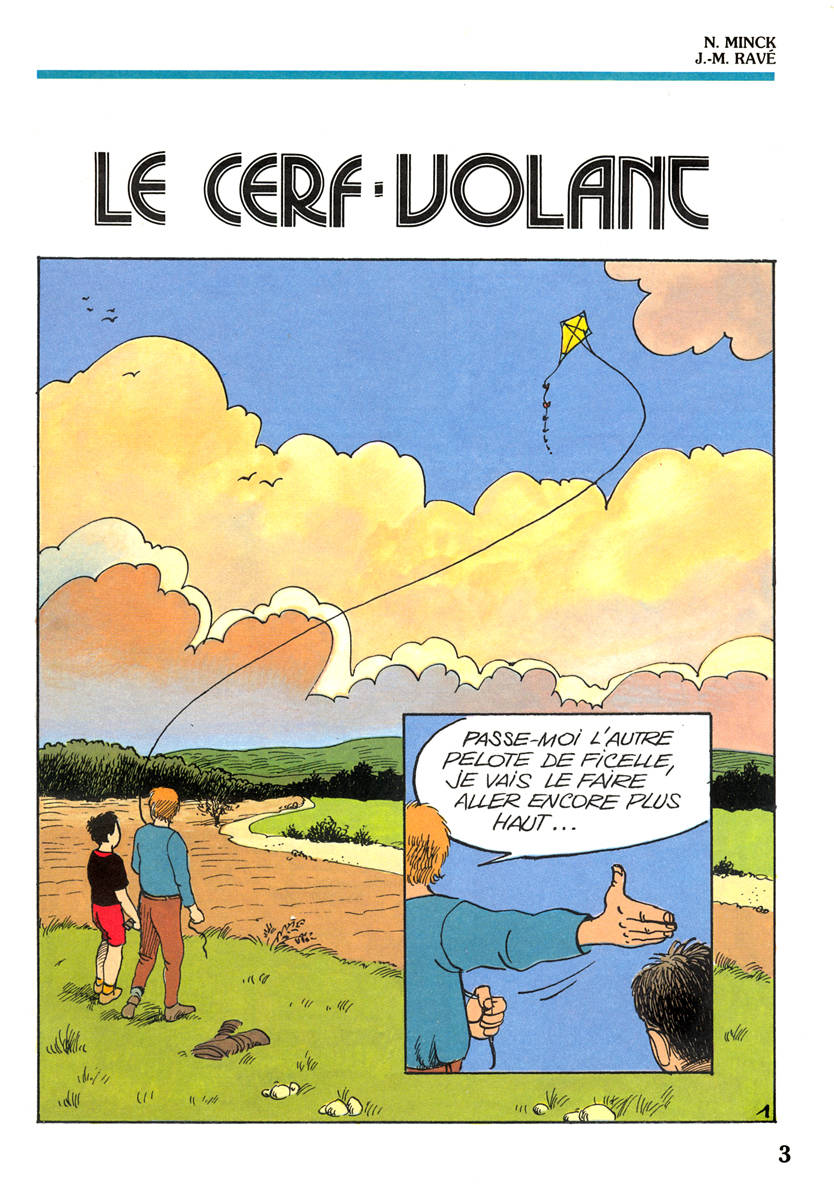 Le cerf-volant / Le fil volé - page 1