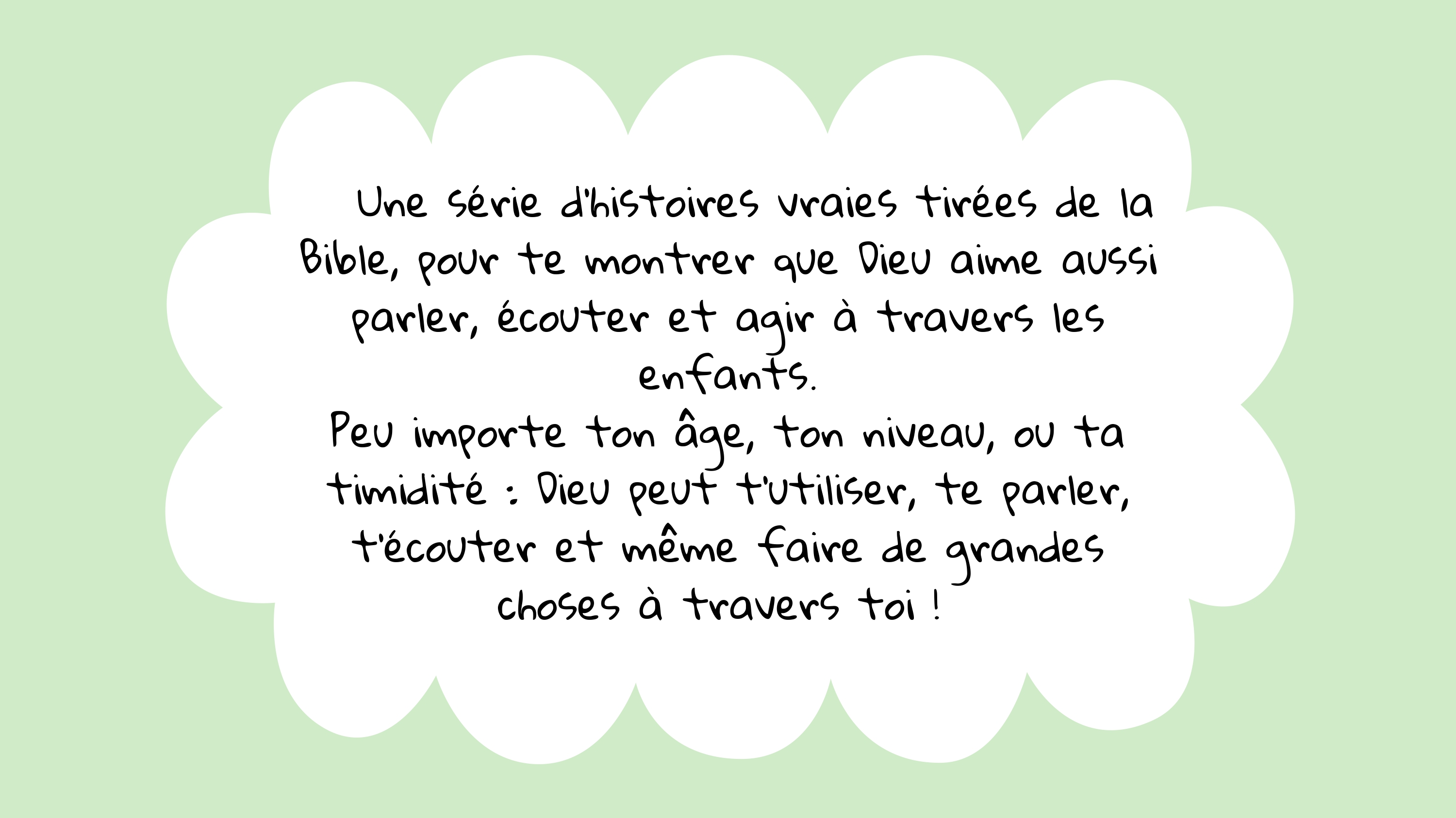 Histoires de la Bible pour enfants