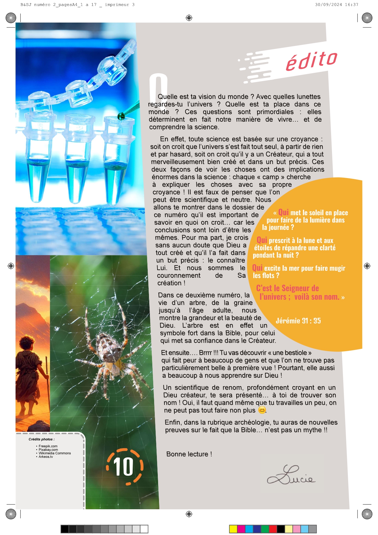 Bible & Science Junior - N°2 (Extrait) - page 3