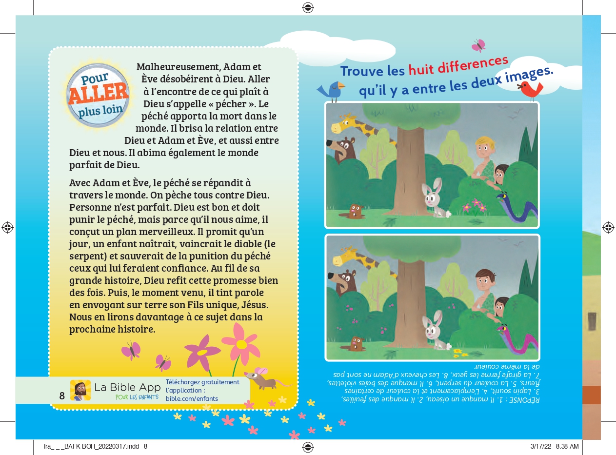 La Bible App pour les enfants - Un livre de vie - page 9