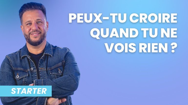 Peux tu croire quand tu ne vois rien ?