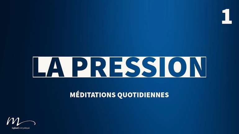 La pression - Passion Méditation 1 - Romains 8.12-15 - Jean-Pierre Civelli - Église M