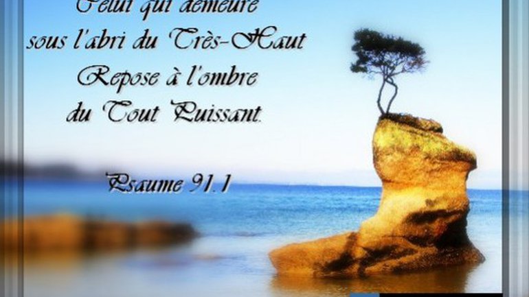 Psaume 91:1 de TopChrétien - Carte virtuelle - Encouragement — TopChrétien