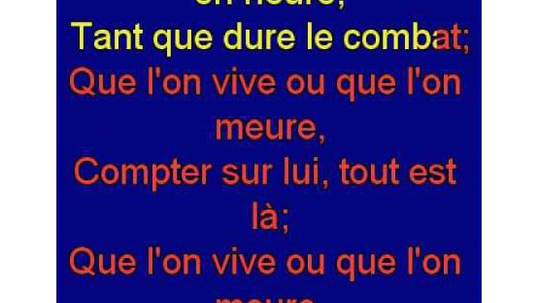 Karaoké - A Jésus je m'abandonne