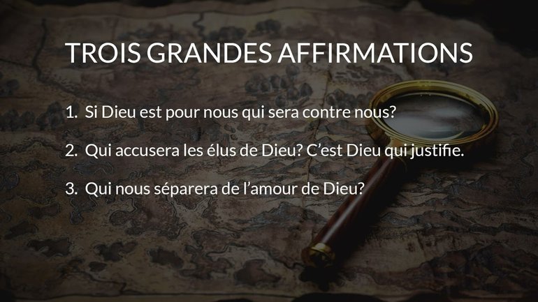 S01E26 Trois affirmations