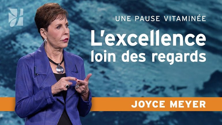 Représenter Dieu par notre excellence | Pause vitaminée avec Joyce
