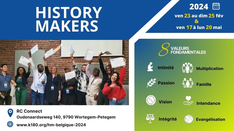 📢 Découvrez le parcours History Makers Belgique cette année en deux modules !