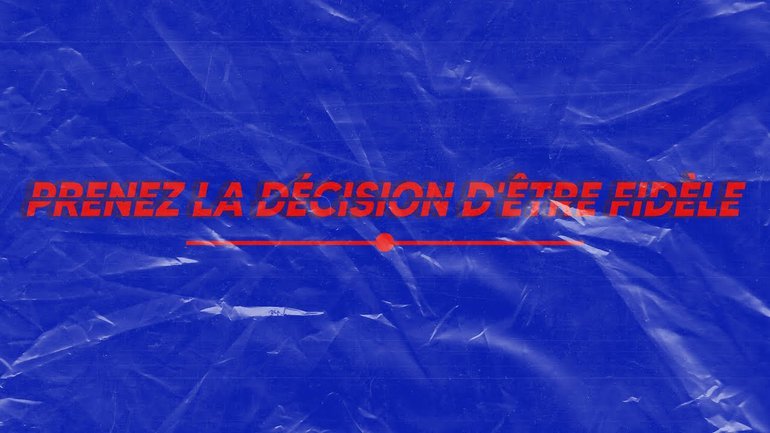 Prenez la décision d'être fidèle
