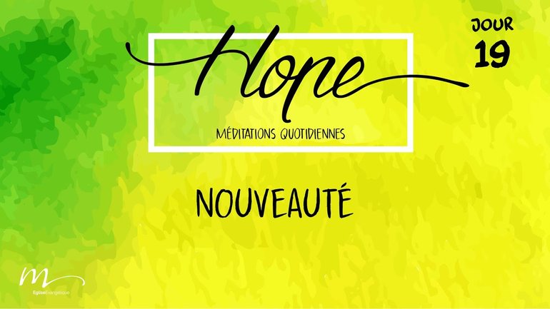 Nouveauté - Hope Jour 19 - Colossiens 3.5-15 - Jérémie Chamard - Église M