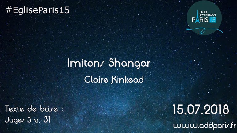 "Imitons Shangar" Claire Kinkead