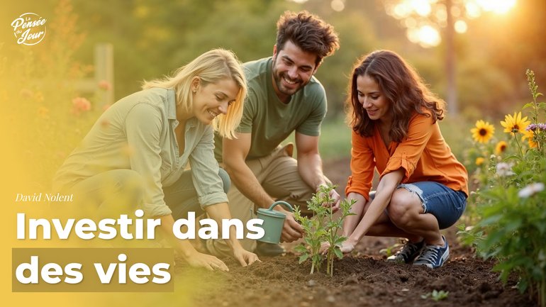 Investir dans des vies