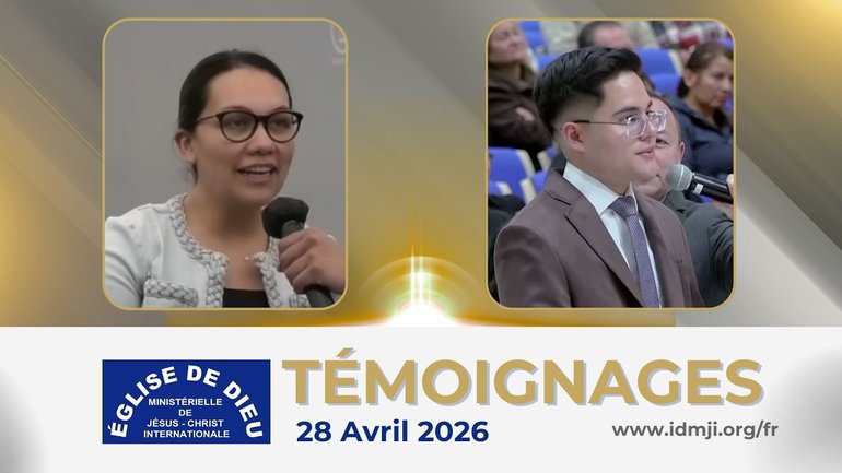 Témoignages - 28 avril 2026 - ÉDMJCI