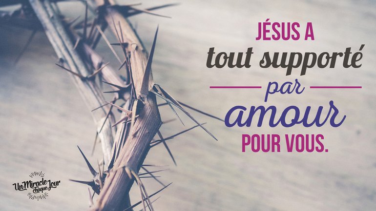 Jésus vous ouvre les bras, Mon ami(e) !