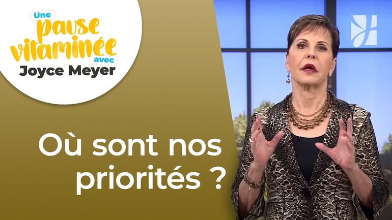 Pause vitaminée avec Joyce - Quelles sont nos priorités ? - Maîtriser mes pensées
