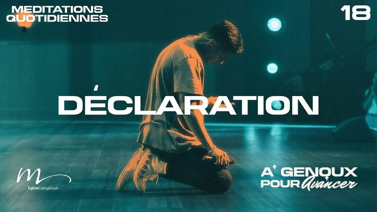 Déclaration - À Genoux Méditation 18 - 1 Pierre 1.16 - Jéma Taboyan