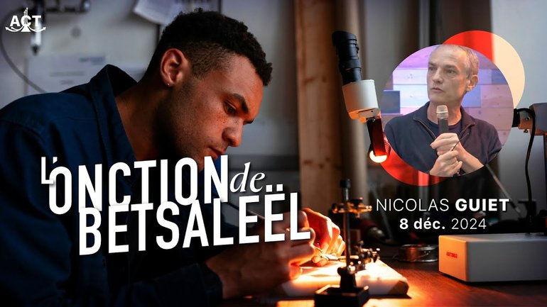 L’onction de Betsaleël par Nicolas Guiet