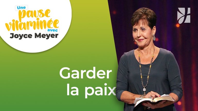 Pause vitaminée avec Joyce - Qu'est-ce qui vole votre paix ? - Vivre au quotidien
