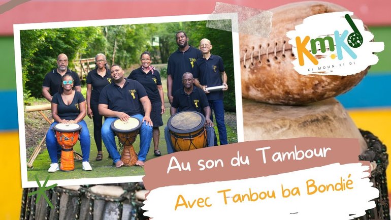 Au son du tambour avec TBB dans Ki Moun Ki Di !