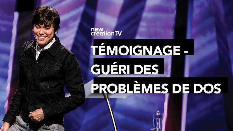 Témoignage - Guéri des problèmes de dos | New Creation TV Français