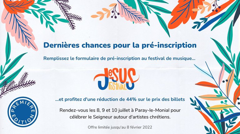 Vos artistes préférés seront-ils présents au Jesus Festival cet été ? 🎶🧔👩‍🦰🧑‍🎤