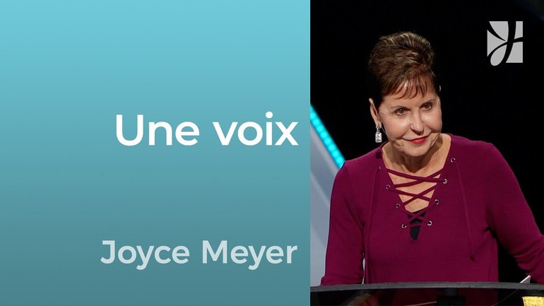 Une voix - 2mn avec Joyce Meyer - Une voix familière - Grandir avec Dieu