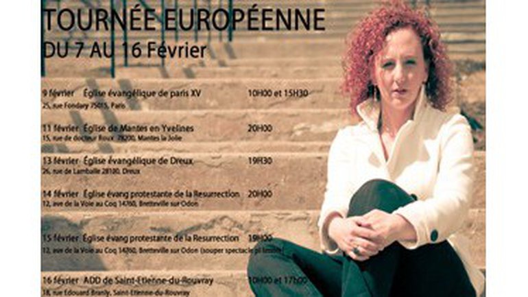 Chantal Labelle en tournée du 9 au 16 février 2014 dans le nord de la France
