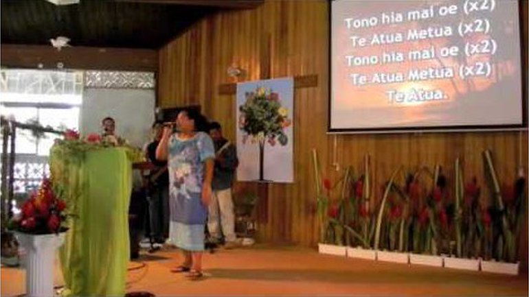 Eglise de la Bonne Nouvelle à Tahiti - E te varua moa