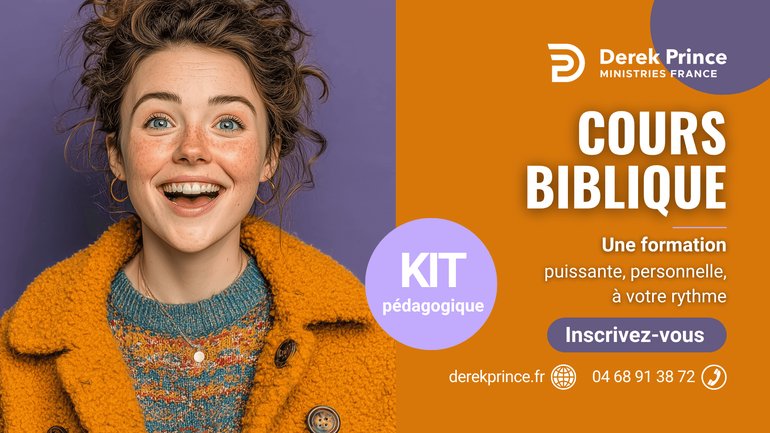 📚 Cours biblique par correspondance avec Derek Prince