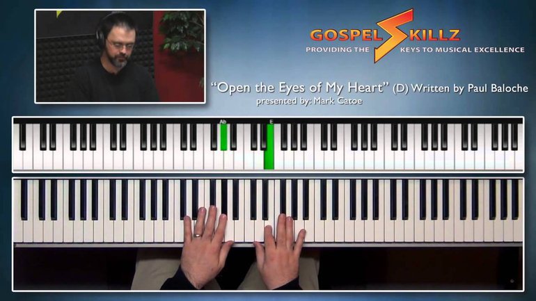 Ouvre les yeux de mon coeur - Paul Baloche - Tutoriel Piano