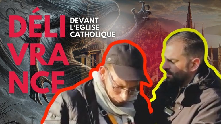 Deux ombres noires se manifestent en pleine rue 😱 devant cet homme pendant que je prie pour lui.