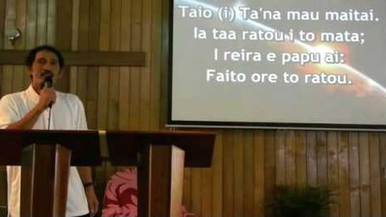 Eglise de la Bonne Nouvelle à Tahiti - Ia faarumaruma te vero