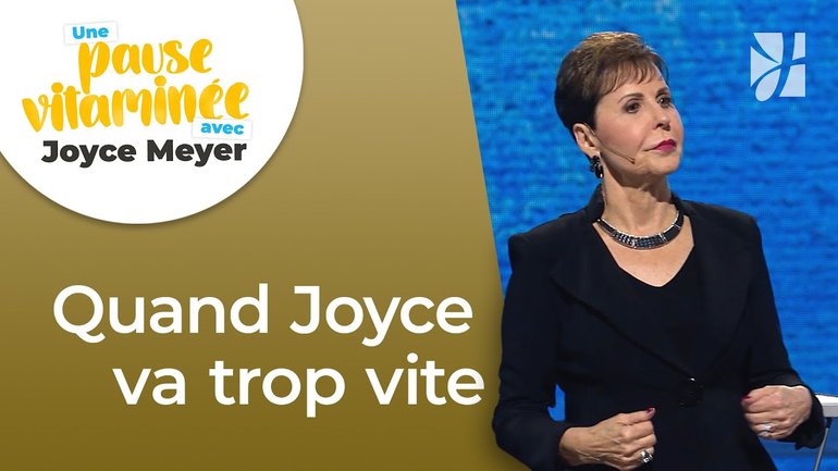 Ralentissez avant de faire comme Joyce ! | Pause vitaminée avec Joyce