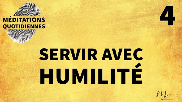 Servir avec humilité - Nous Sommes Méditation 4 - 1 Pierre 5.5-6 - Jérémie Chamard - Église M