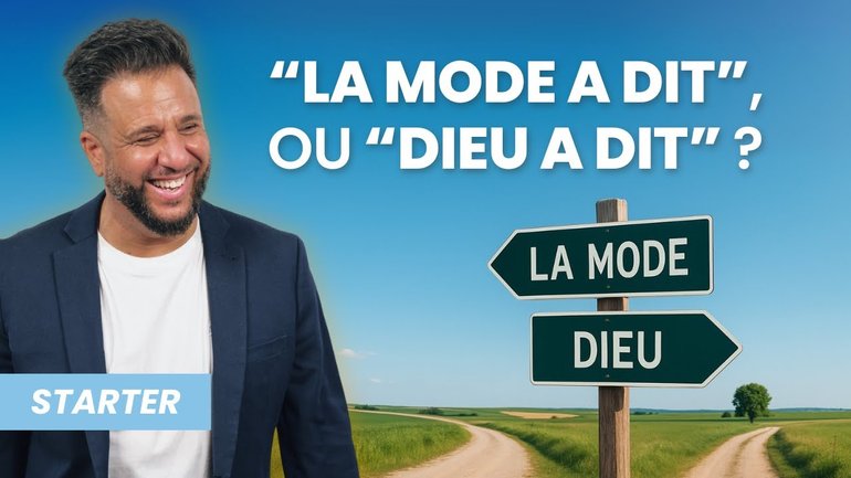 Ce n'est pas "la mode a dit", c'est "Dieu a dit" !