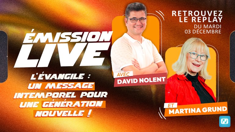 REPLAY! 👩🏾‍🦱👦🏻🧑🏿👧🏼🧒🏽 L’Évangile : un message intemporel pour une génération nouvelle !