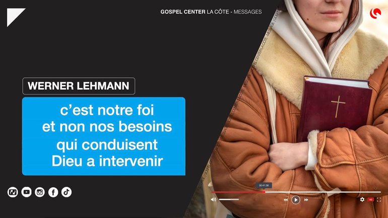 C’est notre foi et non nos besoins qui conduisent Dieu a intervenir