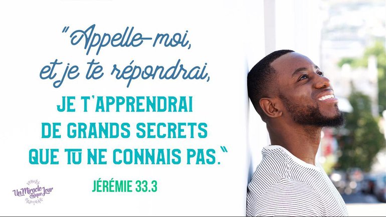 Dieu veut vous révéler de grandes choses, Mon ami(e)