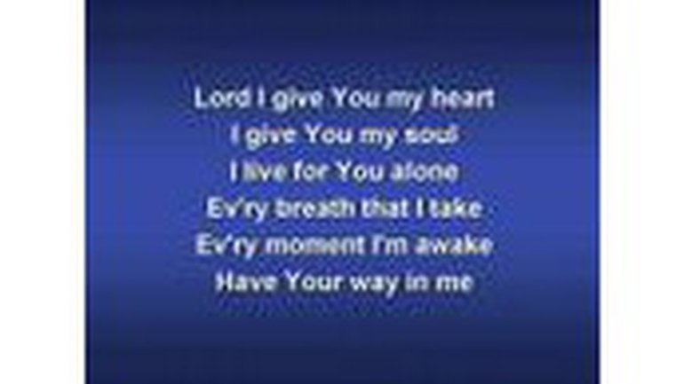 This is my desire (Lord I give You my heart)