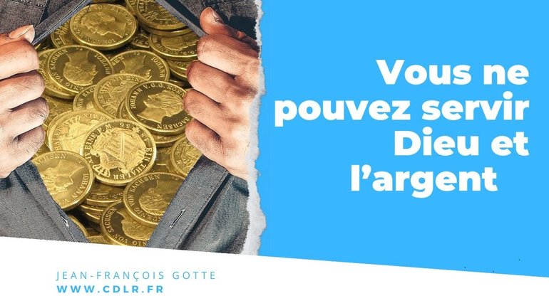 Jésus : Vous ne pouvez pas servir Dieu et l'argent, Dieu et Mammon - Prédication Live pasteur Gotte