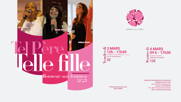 Conférence "Honneur aux Femmes", rendez-vous les 3 et 4 mars 2023  👩🏻‍🦰👱🏻‍♀️🧑🏼‍🦳