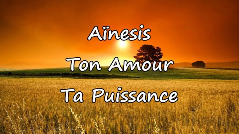 Aïnesis - Ton Amour, Ta Puissance