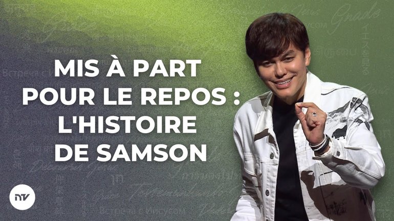 Mis à part pour le repos : L'histoire de Samson | Joseph Prince | New Creation TV Français