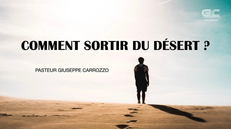 Comment sortir du désert ? Giuseppe Carrozzo