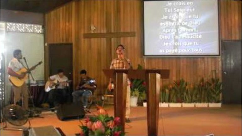 Eglise de la Bonne Nouvelle à Tahiti - Je crois en Jésus